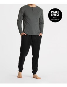 Men's pyjamas ATLANTIC - black/khaki