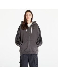 Női kapucnis pulóver adidas Originals Adilenium Oversized Full-Zip Hoodie Black
