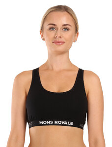 Mons Royale Fekete női melltartó
