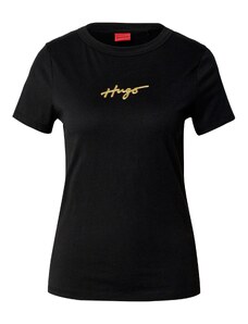 HUGO Póló 'Classic 4' arany / fekete