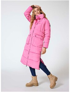 Women's pink quilted coat ONLY Nora - Women