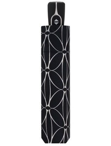 DOPPLER Fiber Magic Black & White automata női esernyő, fekete, fehér mintával