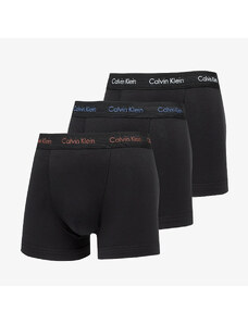 Boxeralsó Calvin Klein Cotton Stretch Boxer 3-Pack Black/ Maroon/ Skyway/ True Navy Logos