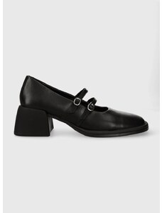 Vagabond Shoemakers bőr flip-flop ANSIE fekete, magassarkú, 5645.401.20