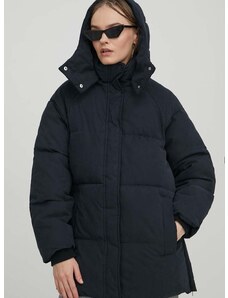 Abercrombie & Fitch rövid kabát női, fekete, téli