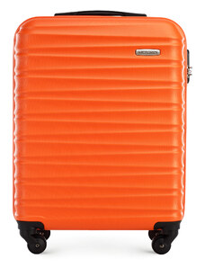 ABS bordázott kabin bőrönd Wittchen, narancs, ABS