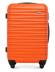 ABS bordázott Közepes bőrönd Wittchen, narancs, ABS