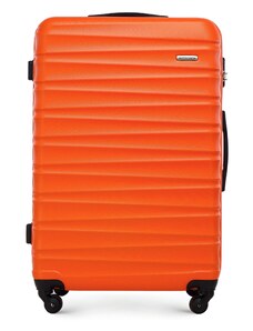 ABS bordázott nagy bőrönd Wittchen, narancs, ABS