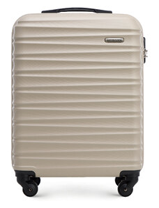 ABS bordázott kabin bőrönd Wittchen, bézs, ABS