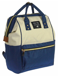 Rhino Bag kék-drapp hátizsák, kabintáska
