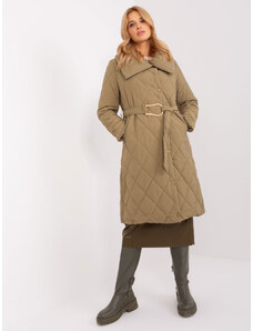 BASIC Khaki színű téli kabát övvel -NM-KR-TR8312.96P-khaki