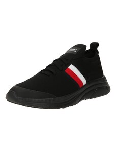 TOMMY HILFIGER Belebújós cipők 'Modern Runner' piros / fekete / fehér