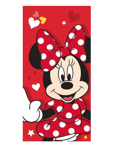 Disney Minnie törölköző fürdőlepedő red heart 70x140cm