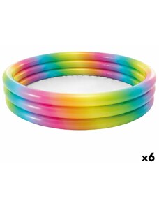 Felfújható gyerekmedence Intex Többszínű Gyűrűk 147 x 33 x 147 cm 330 L (6 egység)