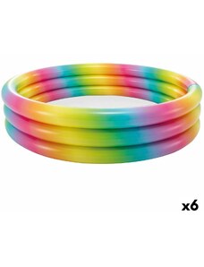 Felfújható gyerekmedence Intex Többszínű Gyűrűk 168 x 38 x 168 cm 581 L (6 egység)