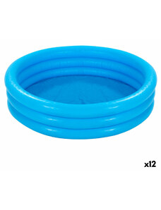 Felfújható gyerekmedence Intex Kék Gyűrűk 156 L 114 x 25 cm (12 egység)