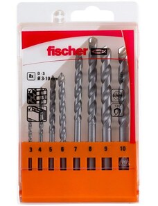 Fúrókészlet Fischer 543027 Fém Acél (8 Darabok)