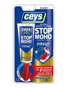 Tömítőanyag Ceys Stop Moho Easy! Fehér Szilikon 70 ml
