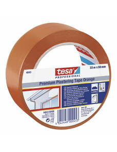 Szigetelőszalag TESA Revoco Premium 4843 Narancszín Természetes gumi PVC (33 m x 50 mm)