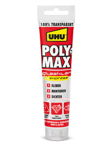Tömítőanyag / ragasztó UHU 6310615 Poly Max Cristal Express Átlátszó 115 g