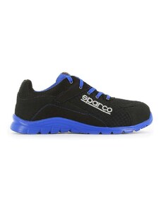 Munkavédelmi cipő Sparco Practice Fekete/Kék S1P Cipő méret 42