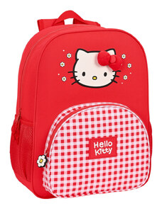 Iskolatáska Hello Kitty Spring Piros (33 x 42 x 14 cm)