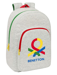 Iskolatáska Benetton Pop Szürke (30 x 46 x 14 cm)