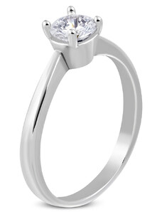 Kesi Surgical steel engagement ring CZ classic
