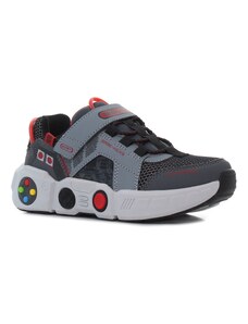 Skechers Game Kicks - Gametronix szürke gyerek cipő