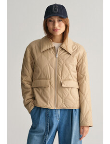 DZSEKI GANT QUILTED COLLARED JACKET barna S