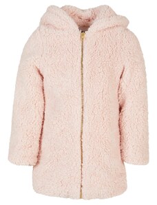 Urban Classics Kids Girls' Sherpa jacket pink