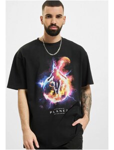 MT Upscale Black Electric Planet Oversize T-Shirt