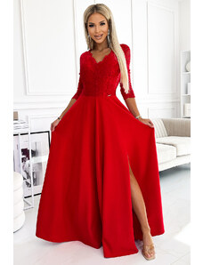Numoco Női estélyi ruha Amber piros L