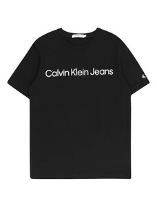 Calvin Klein Jeans Póló fekete / fehér