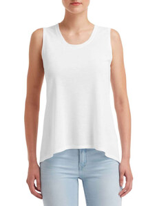 Ujjatlan Női póló, Anvil ANL37PV, ívelt aljjal, White-2XL