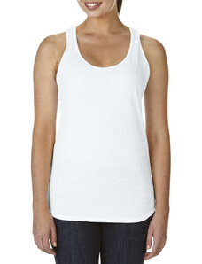 Női sporthátú trikó, Anvil ANL6751, ívelt aljjal, White-2XL