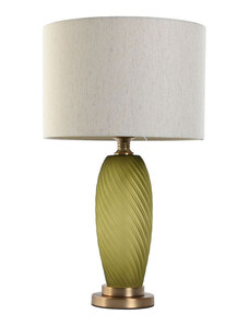 Asztali lámpa Home ESPRIT Zöld Bézs szín Aranysàrga Kristály 50 W 220 V 36 x 36 x 61 cm