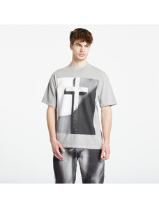 Férfi póló PLEASURES Cross T-Shirt Grey