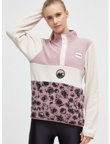 Eivy sportos pulóver Mountain rózsaszín, mintás