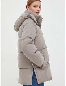 Abercrombie & Fitch rövid kabát női, szürke, téli
