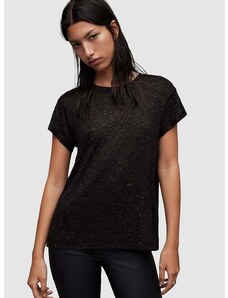 AllSaints t-shirt Anna női, fekete