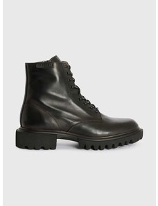 AllSaints bőr cipő Vaughan Boot fekete, férfi, MF588Z