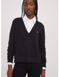 Tommy Jeans pulóver könnyű, női, fekete