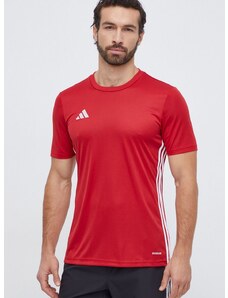 adidas Performance edzős póló Tabela 23 piros, nyomott mintás, HT6552