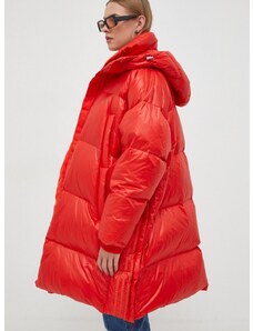 adidas Originals pehelydzseki női, piros, téli, oversize, IR7118