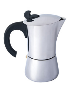 BasicNature rozsdamentes acél eszpresszó kávéfőző 4 csészére