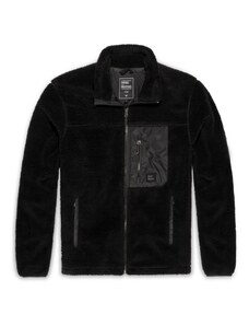 Vintage Industries Kodi bélelt sherpa fleece kapucnis pulóver, fekete