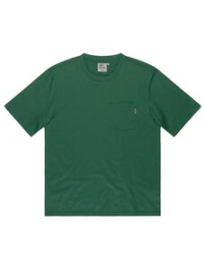 Vintage Industries szürke zsebes póló, élénk zöld