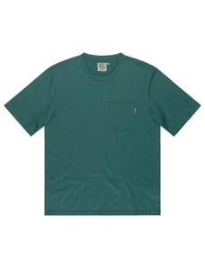 Vintage Industries szürke zsebes póló, óceán kék