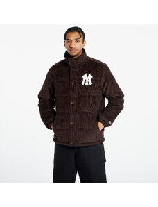 Férfi pufi-dzseki New Era New York Yankees MLB Brown Puffer Jacket UNISEX Nfl Brown Suede/ White